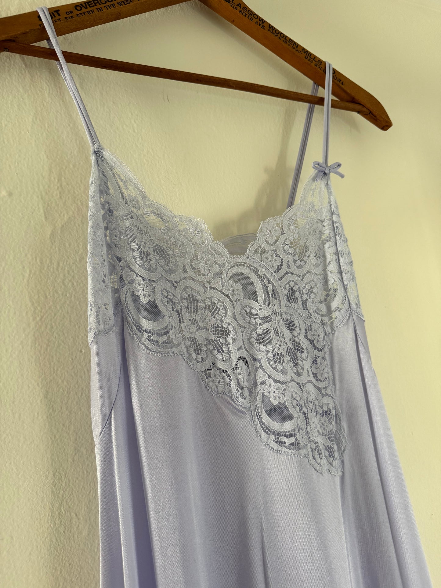 Lily Of France Nightgown with Lace in Periwinkle