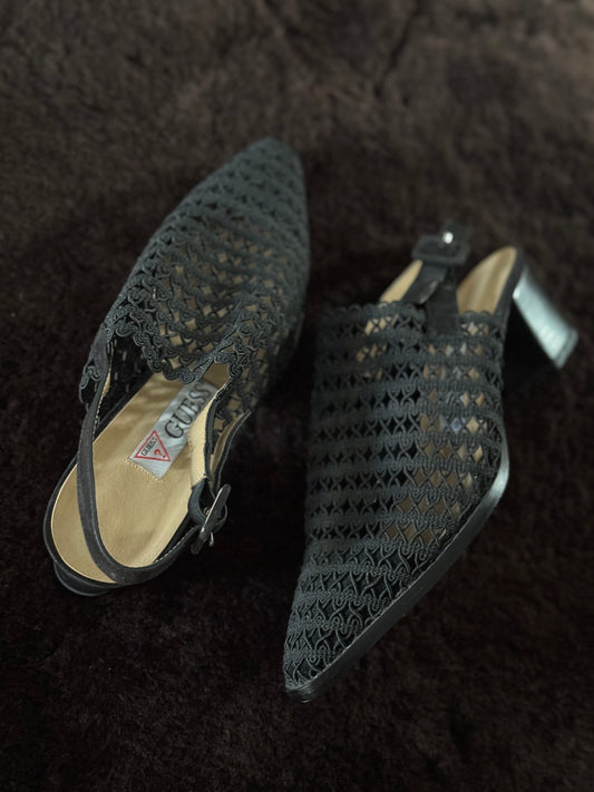 Guess Made In Spain Woven Shoes in Black