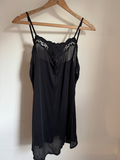 WinterSilks Silk Slip in Black