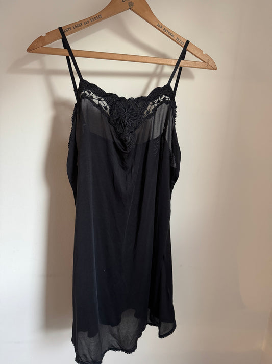 WinterSilks Silk Slip in Black