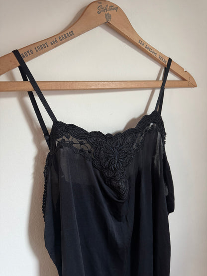WinterSilks Silk Slip in Black