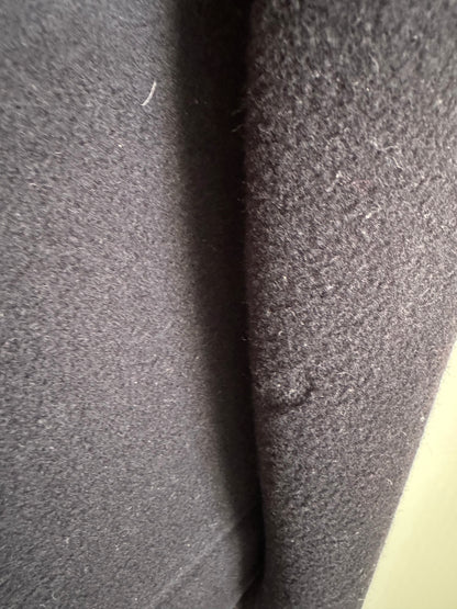 Paul Costello Cropped Wool Jacket in Navy