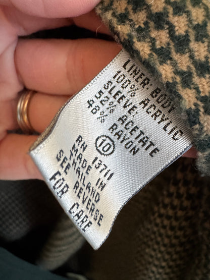 Amanda Smith Cotton Barn Coat in Hunter Green