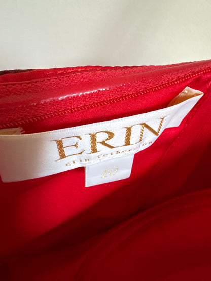 Erin Fetherston Strapless Floral Gown