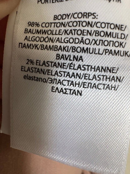 Polo Cotton Pleated Tapered Pants in Dusty Pink