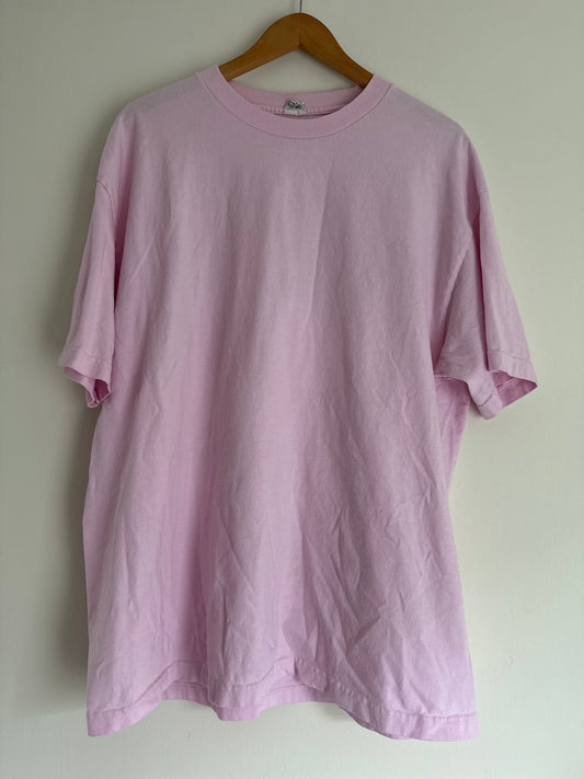 AlStyle Oversized Cotton Tee in Pink