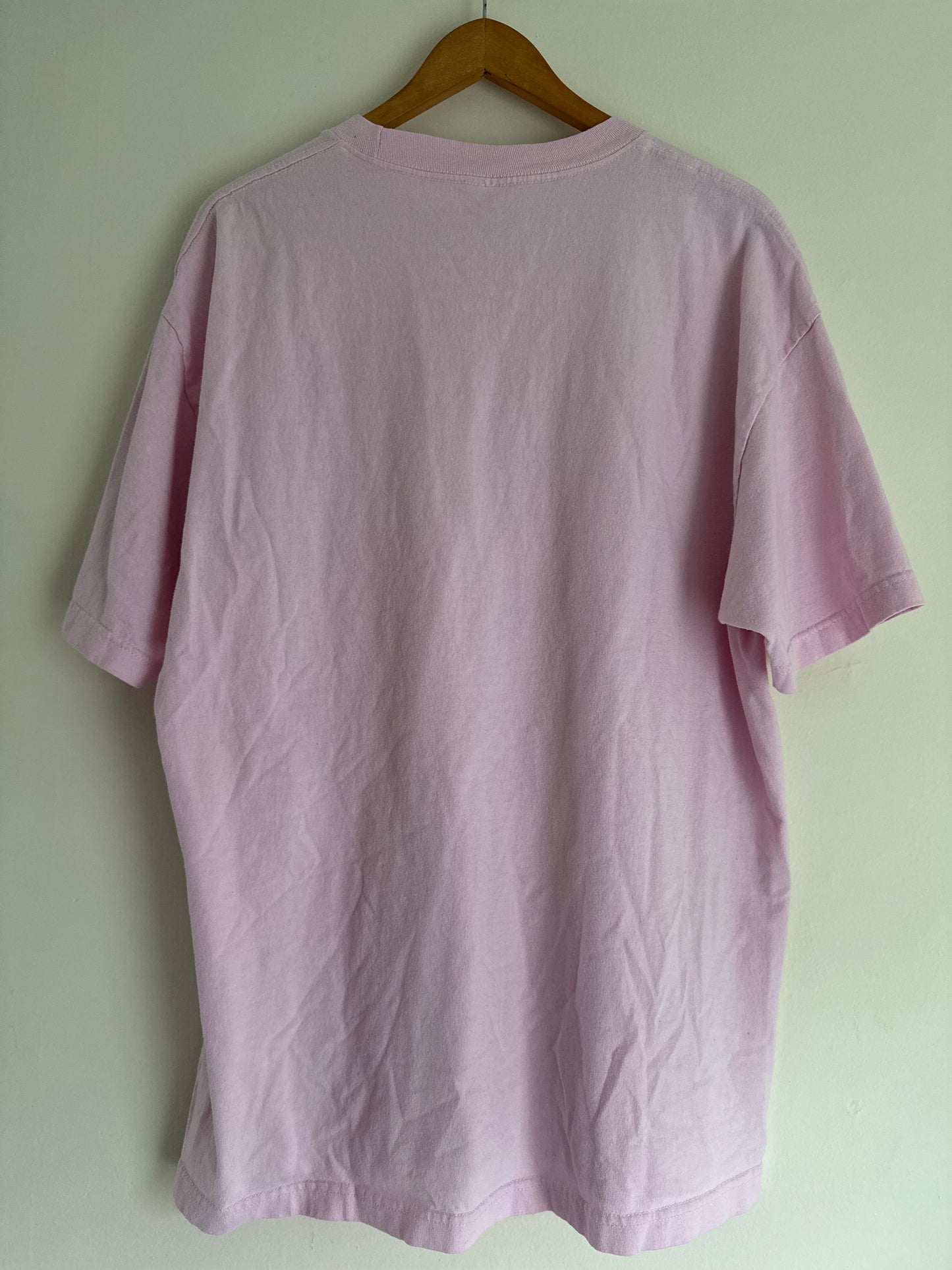 AlStyle Oversized Cotton Tee in Pink