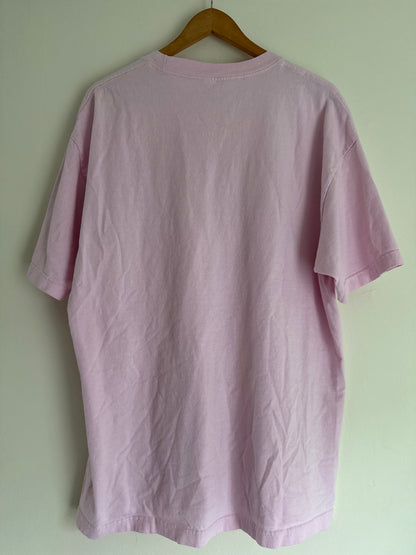 AlStyle Oversized Cotton Tee in Pink