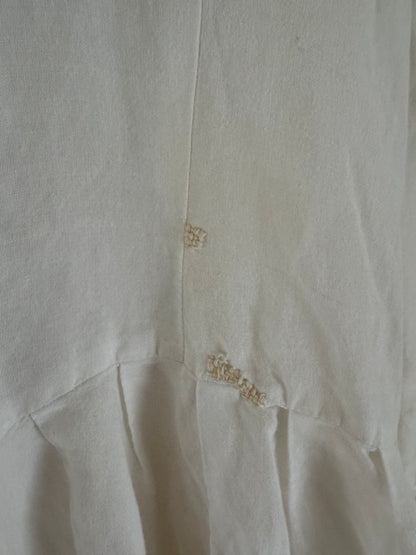 Vintage Kathie Lee Krewel Ramie Dress in White