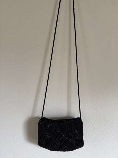 Beaded Purse in Black