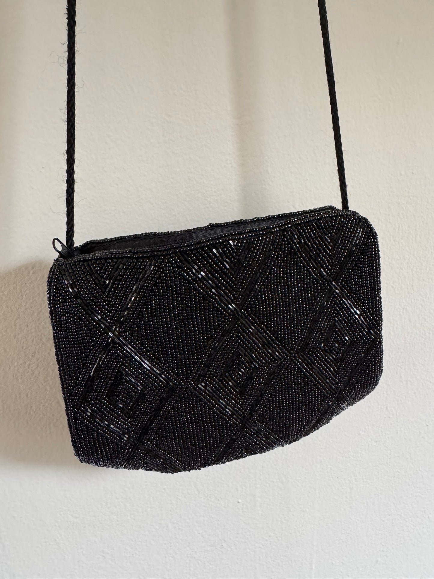 Beaded Purse in Black