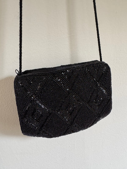 Beaded Purse in Black