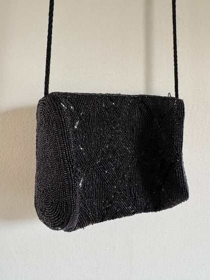 Beaded Purse in Black