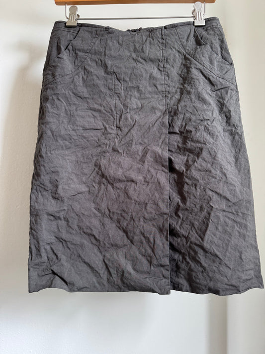 Reclaimed Cividini Skirt in Tar