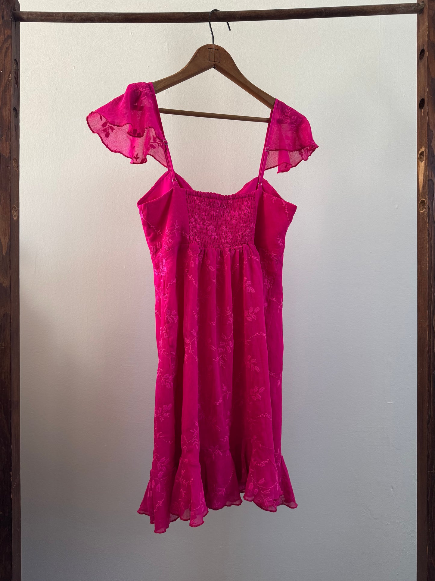 Reclaimed Betsy Johnson Mini Floral Dress