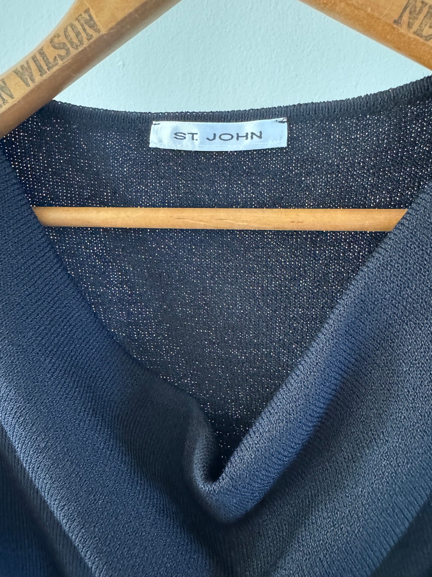 Vintage St. John Knit Tank in Black