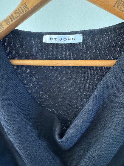 Vintage St. John Knit Tank in Black