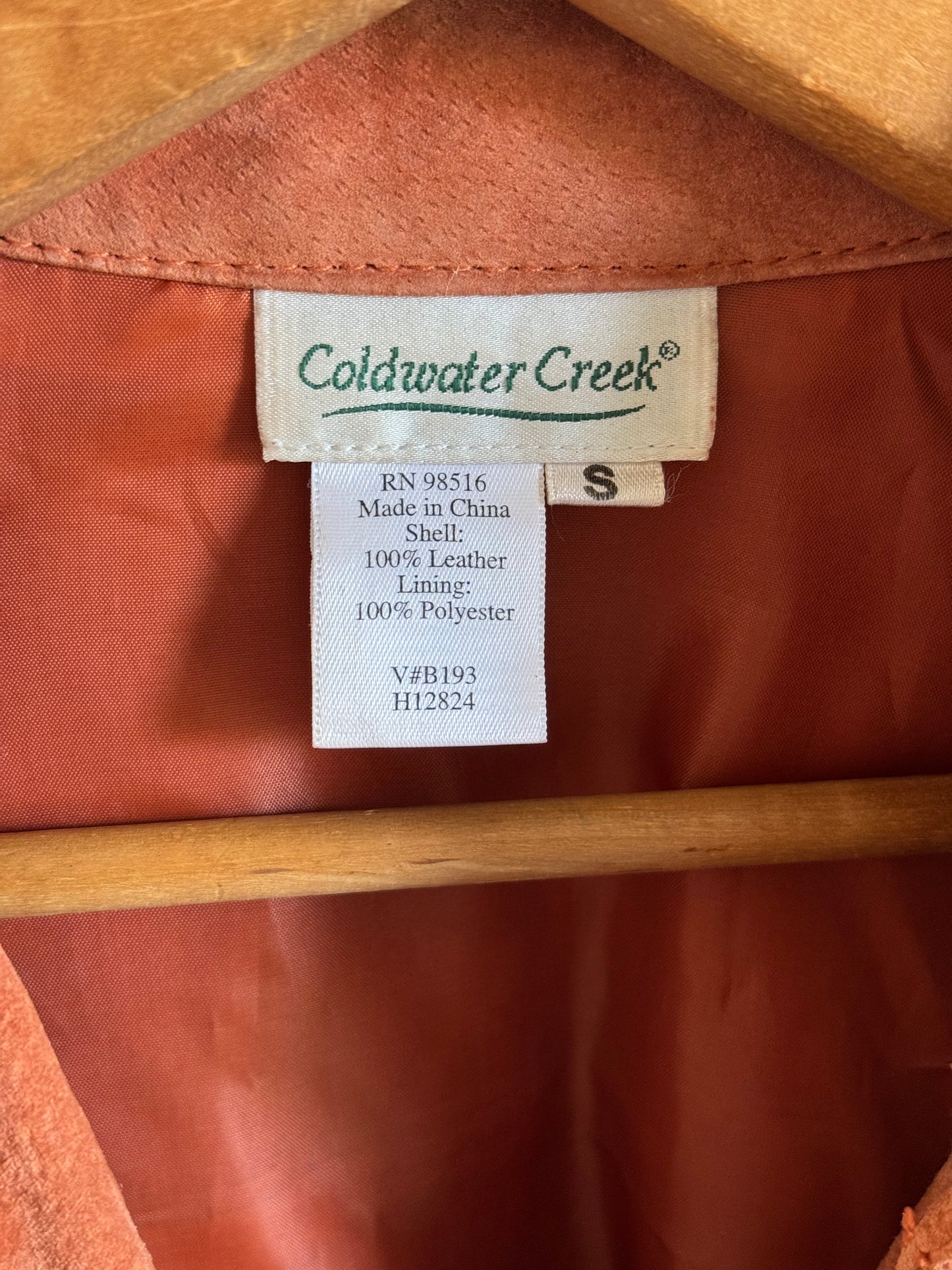 Reclaimed Suede Shirt Jacket in Rust