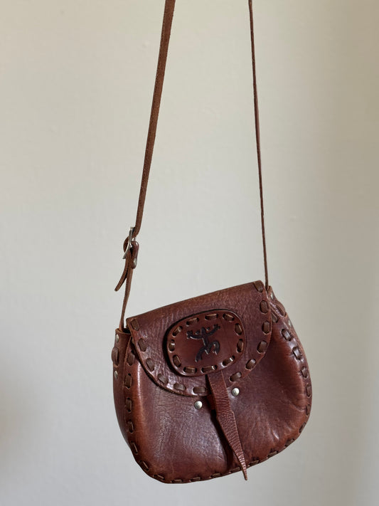 Vintage Handmade Leather Bag