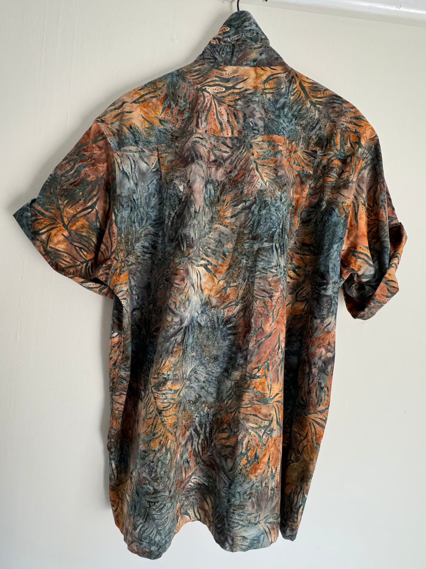 Island Republic Short Sleeve Button Down Shirt in Ocean