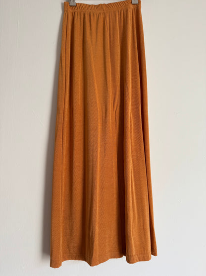 Carolyn Strauss Collection Slinky Skirt in Pumpkin