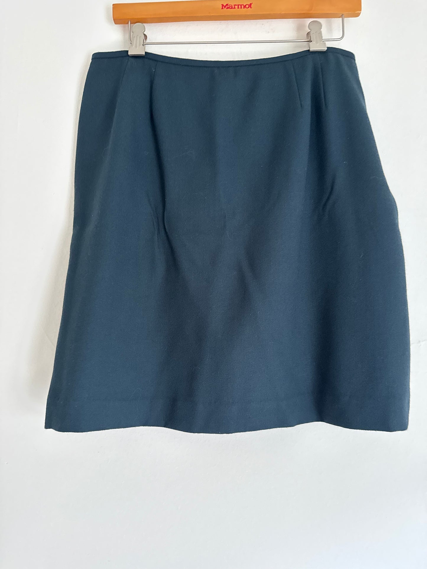 Kasper Mini Skirt in Dark Teal