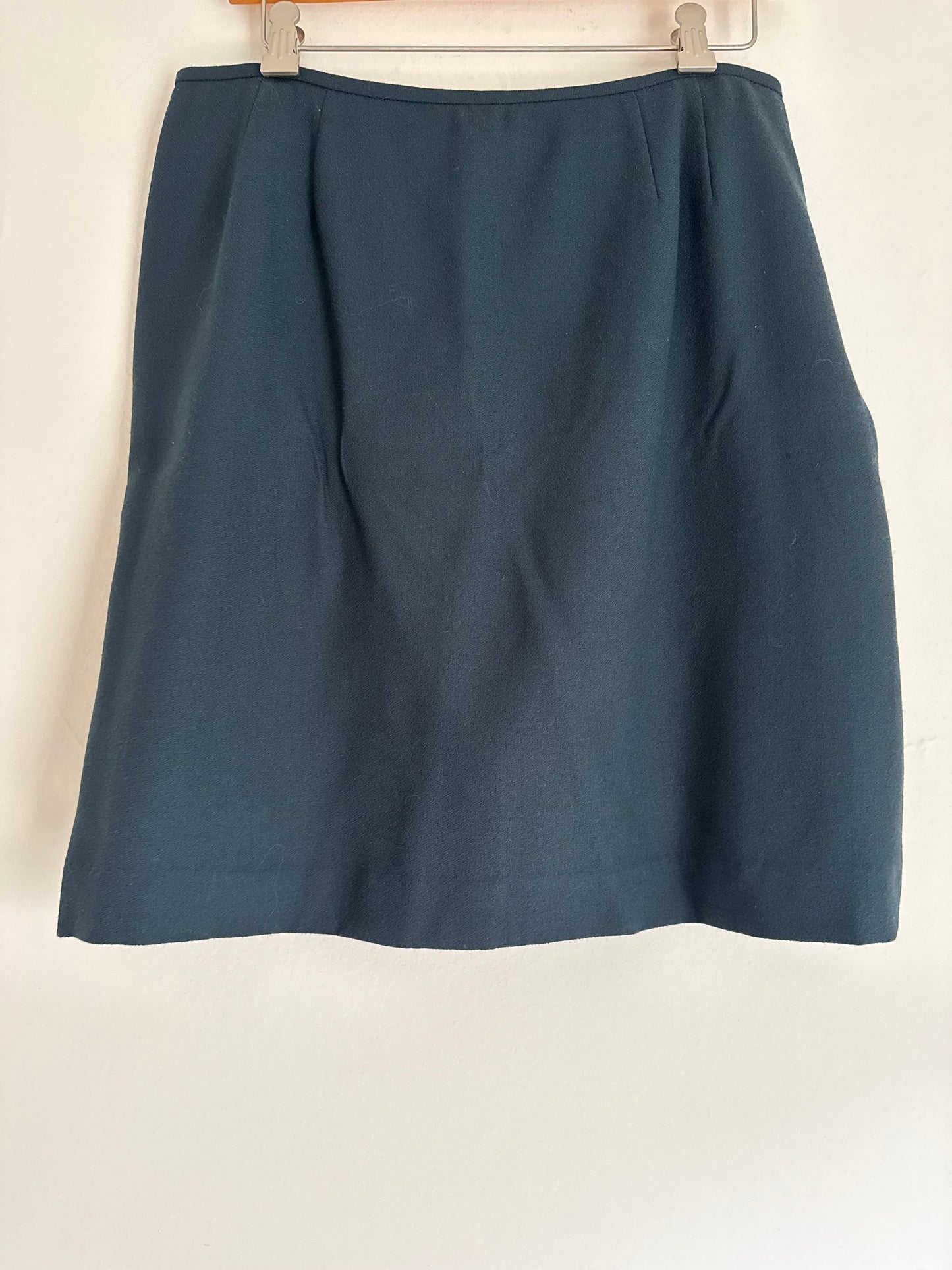 Kasper Mini Skirt in Dark Teal