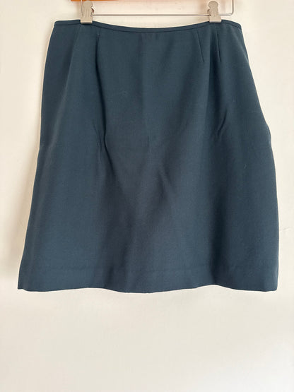 Kasper Mini Skirt in Dark Teal