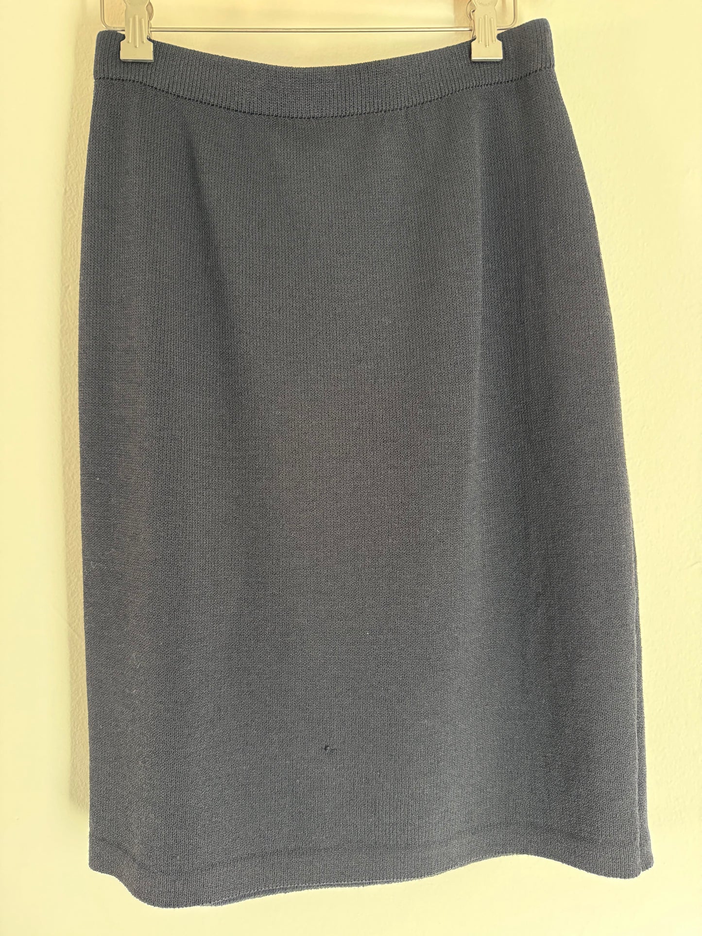St. John Collection Knit Skirt in Black