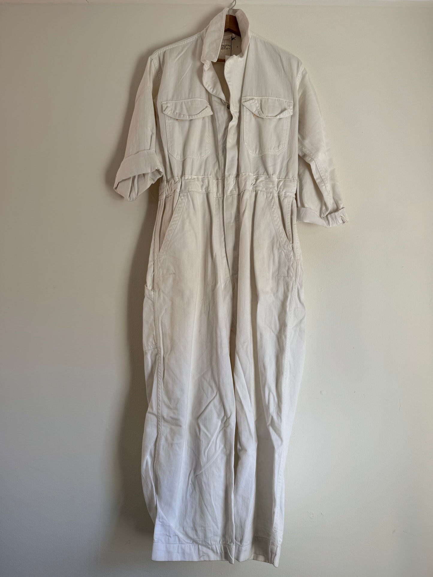 Broken In Coveralls in White