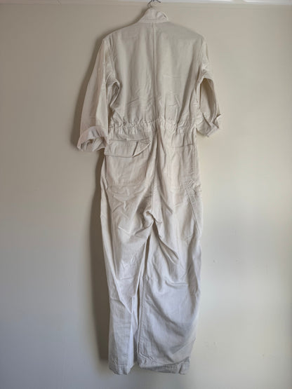 Broken In Coveralls in White