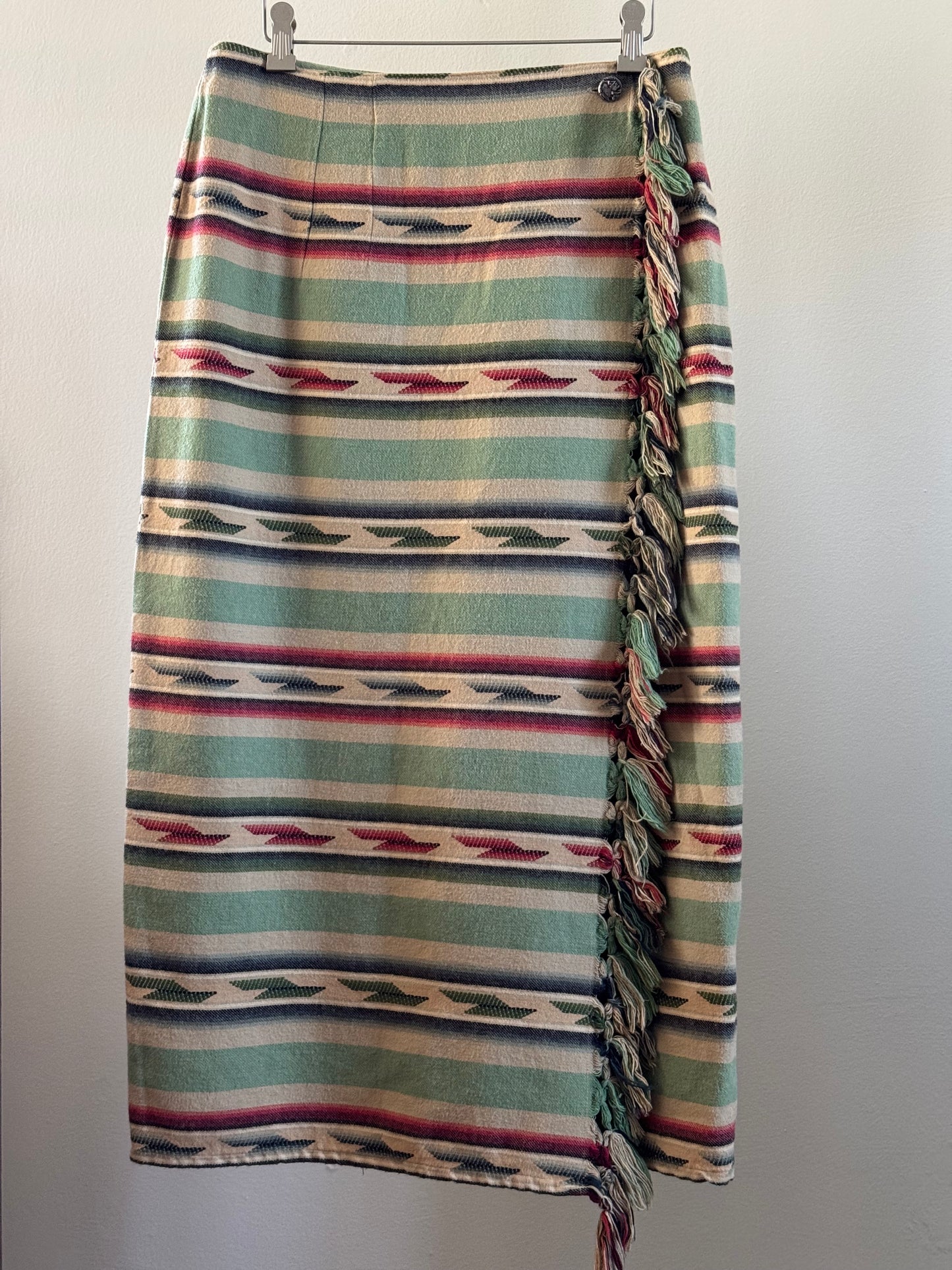Vintage Cambridge Dry Goods Cotton Blanket Skirt
