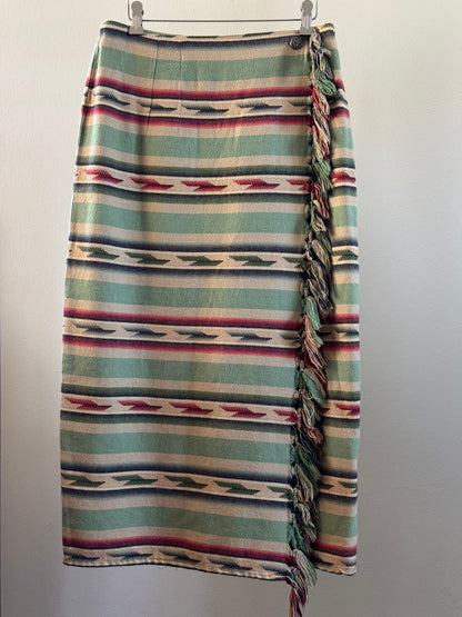 Vintage Cambridge Dry Goods Cotton Blanket Skirt