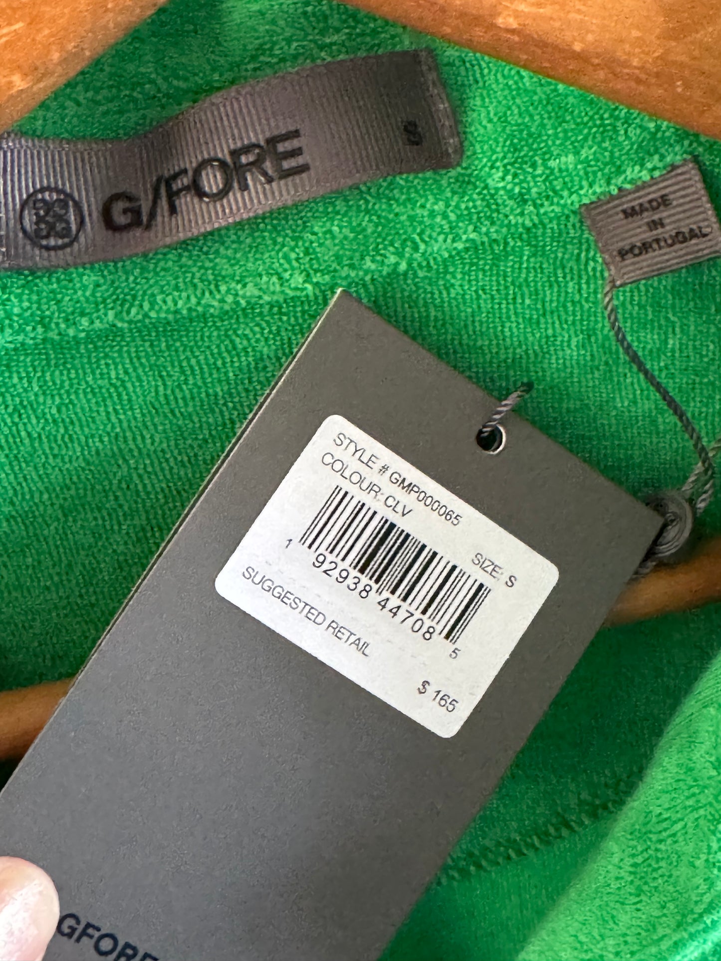 Reclaimed NWT GFore Terry Polo in Green