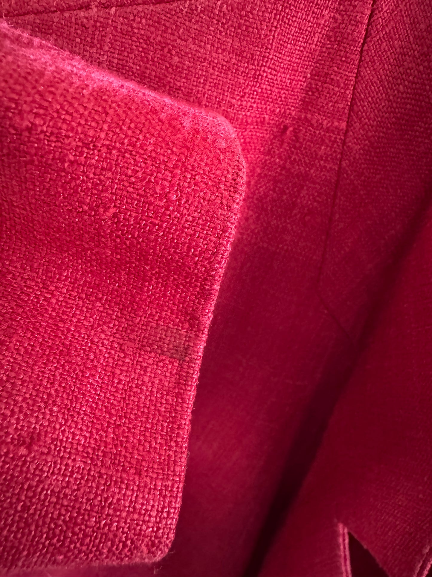 Vintage Valerie Stevens Silk Blazer in Cranberry