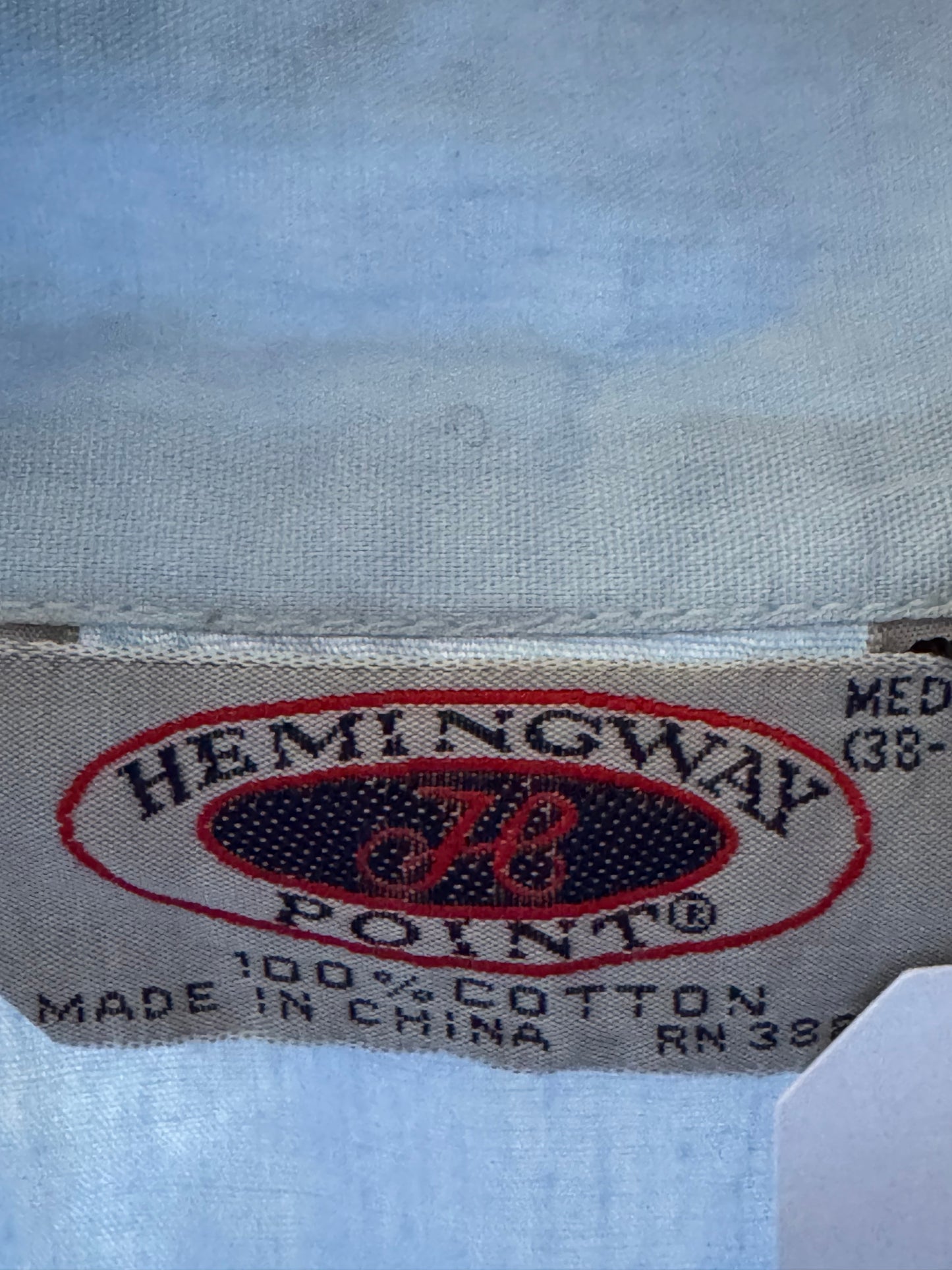 Reclaimed Grandpa Pajamas in Pale Blue/Navy