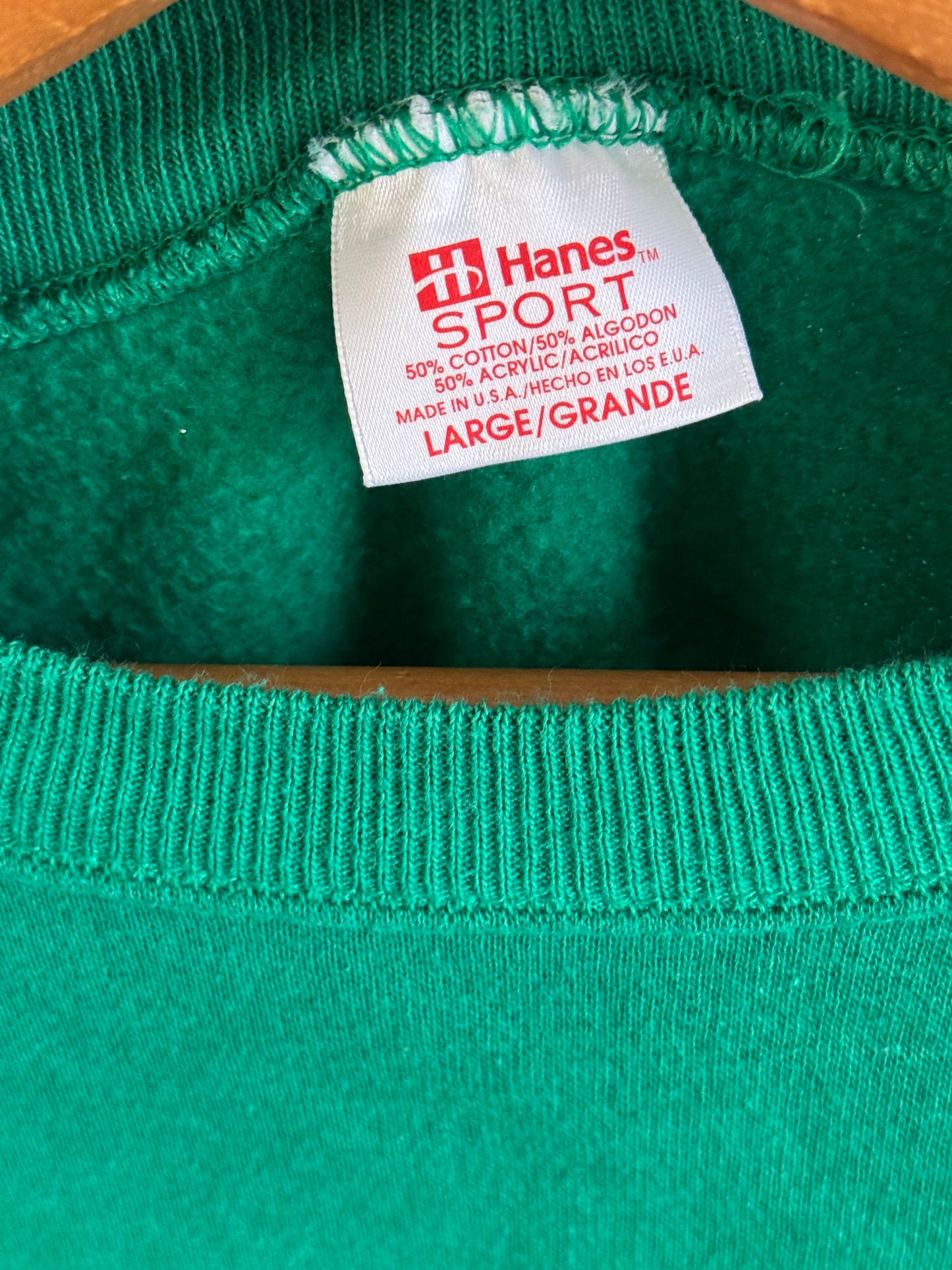 Hanes Sport Sweatshirt in Kelly Green