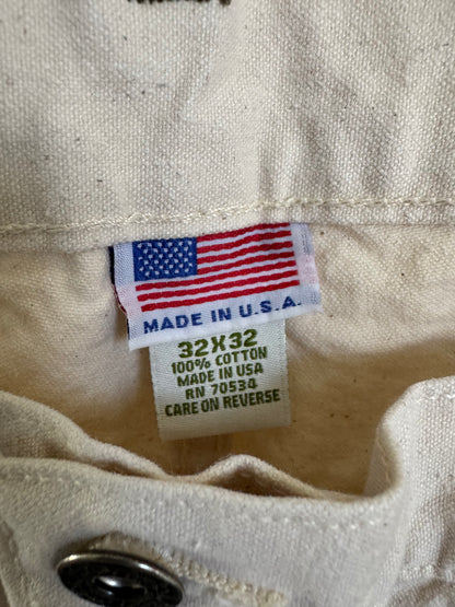 Reclaimed Orvis Canvas Jeans in Natural