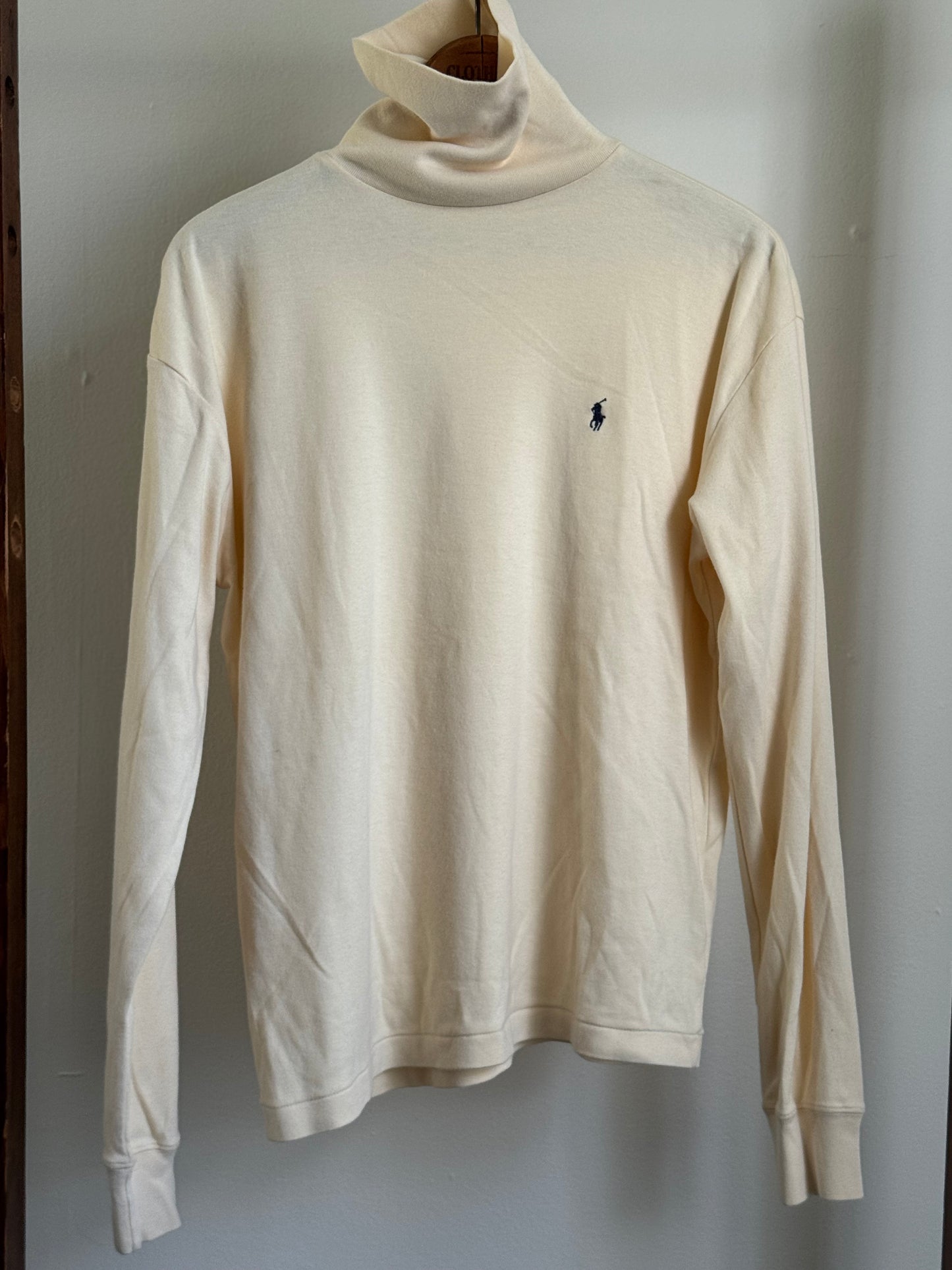 Reclaimed Ralph Lauren Turtleneck in Cream