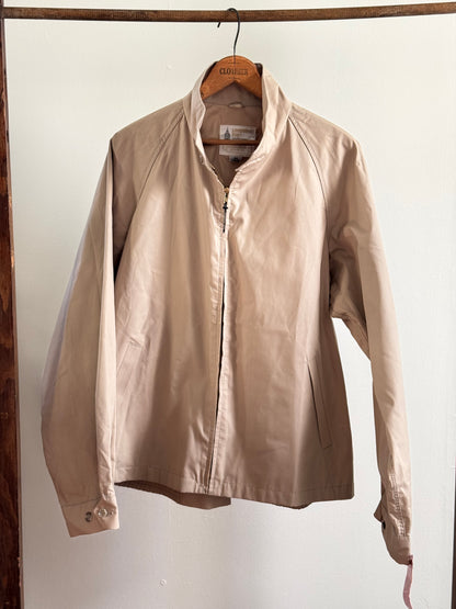 Reclaimed NWT London Fog Golf Jacket in Tan