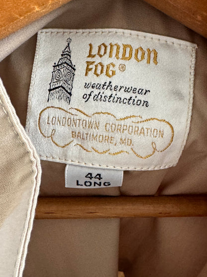 Reclaimed NWT London Fog Golf Jacket in Tan