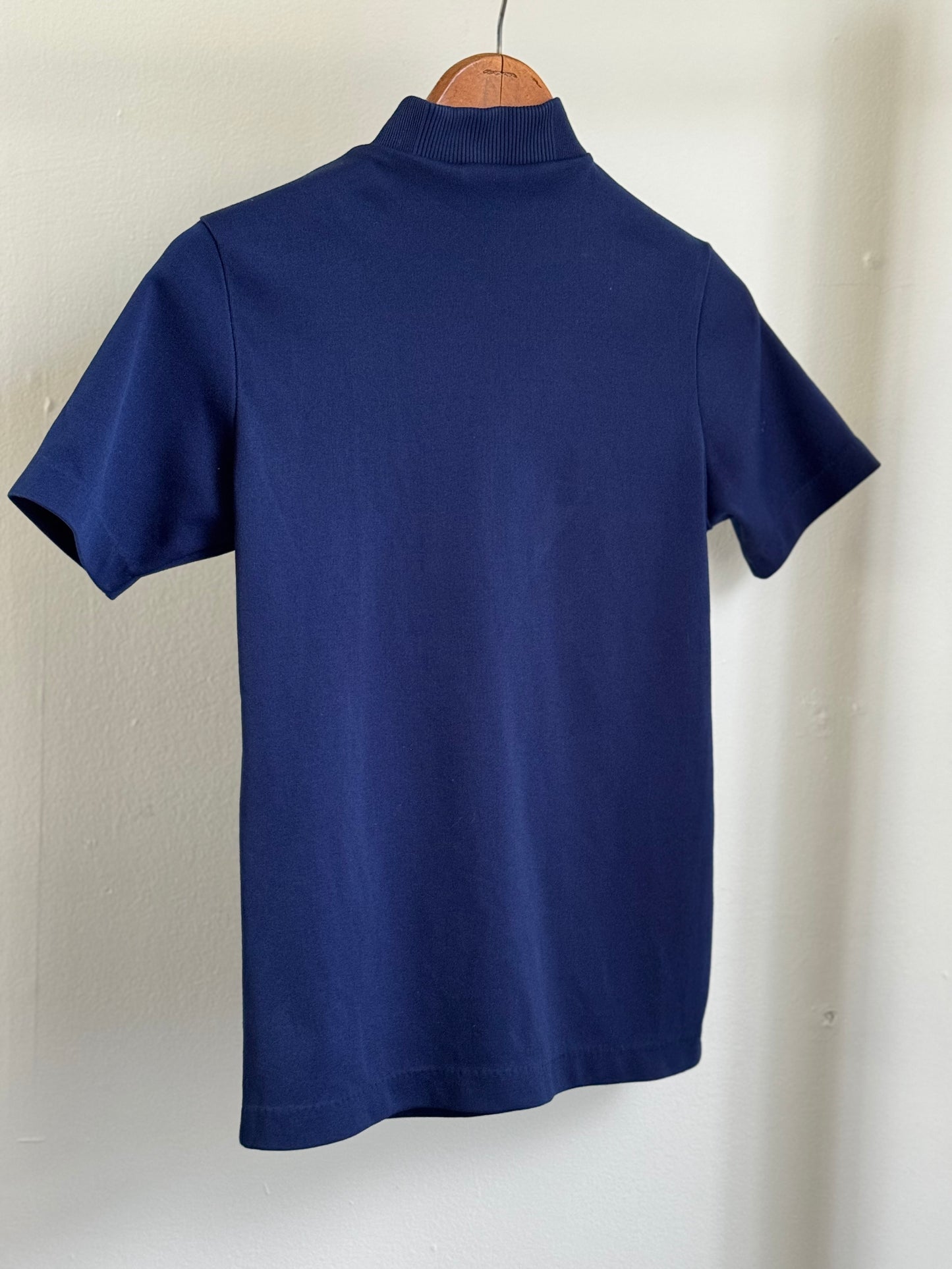 Vintage Mod Mock Neck Top in Navy