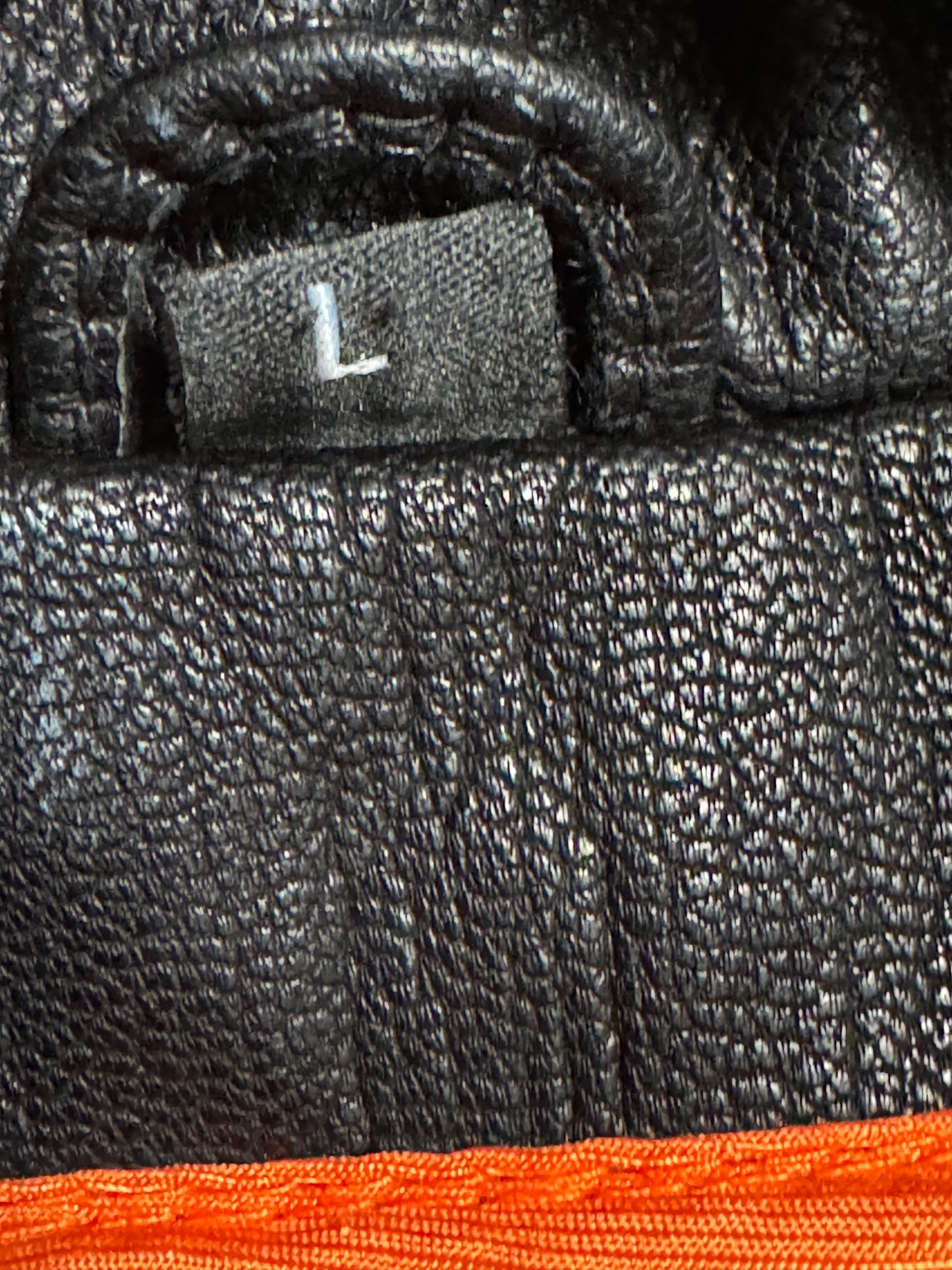 Reclaimed Leather Biker Jacket in Black