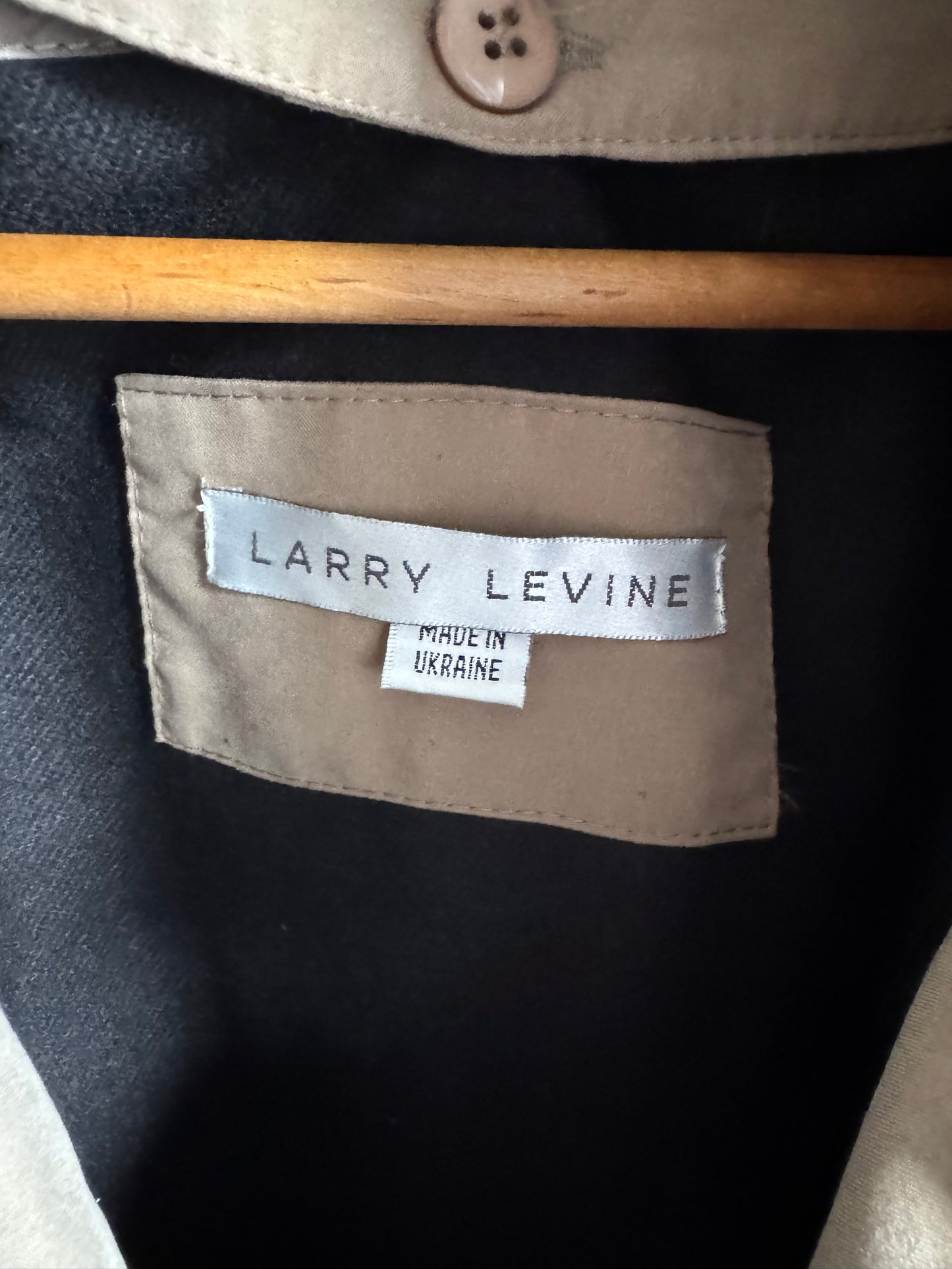 Vintage Larry Levine Trench Coat in Khaki