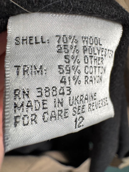 Vintage Larry Levine Trench Coat in Khaki