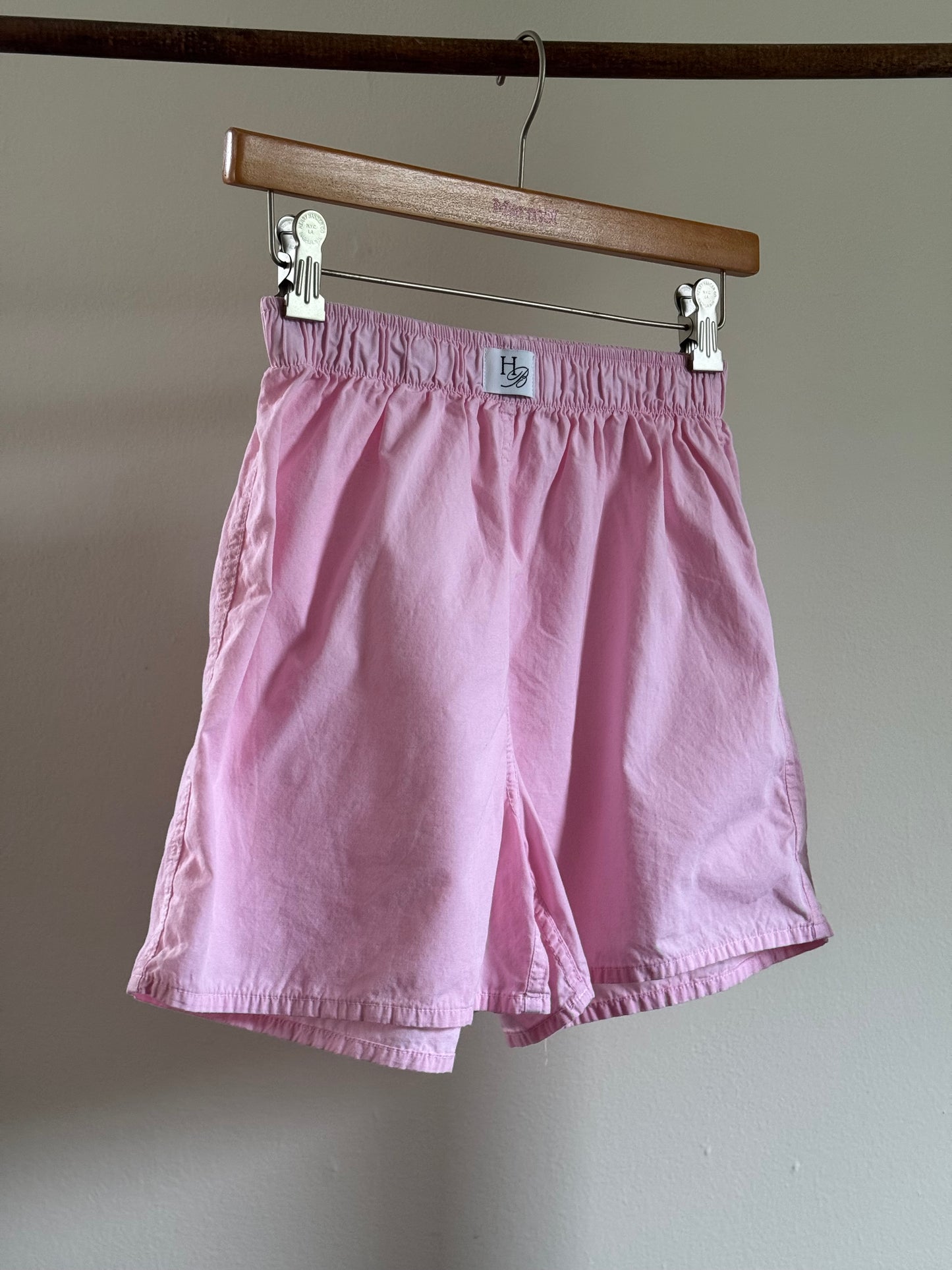 Reclaimed Little Cotton Shorts in Pink