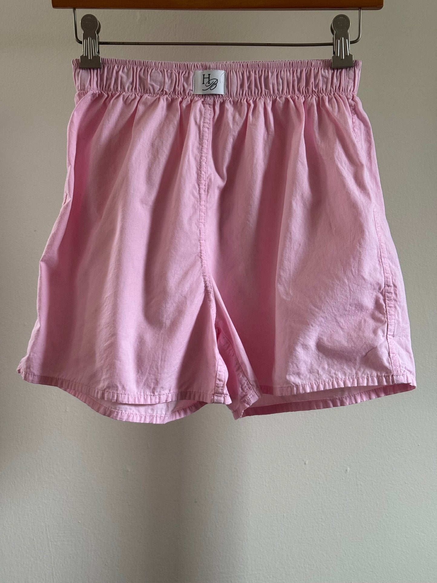 Reclaimed Little Cotton Shorts in Pink