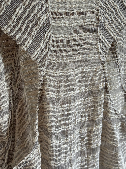 Reclaimed IRO Sheer Stripe Top in Ecru