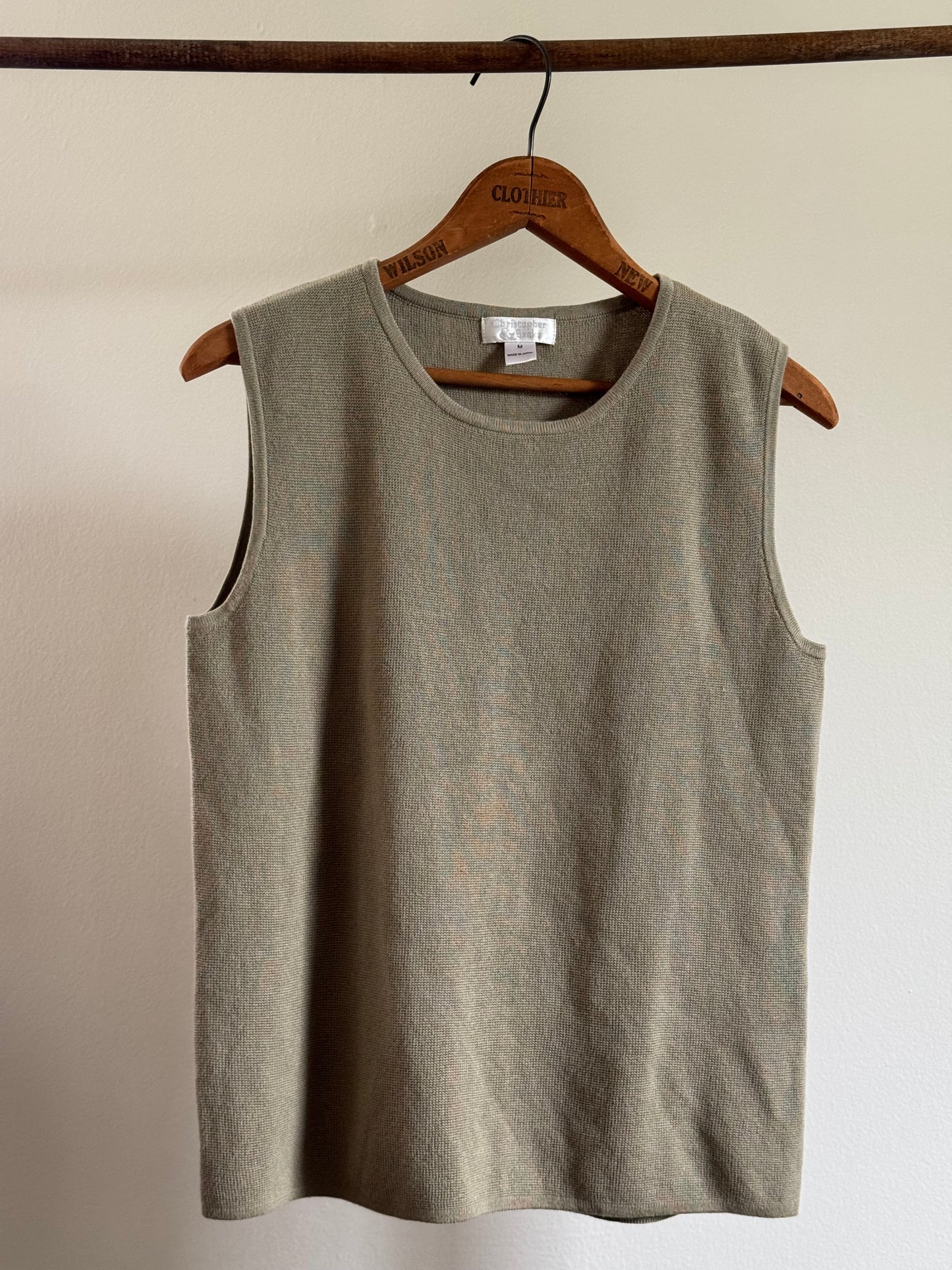 Reclaimed Knit Tank in Thistle