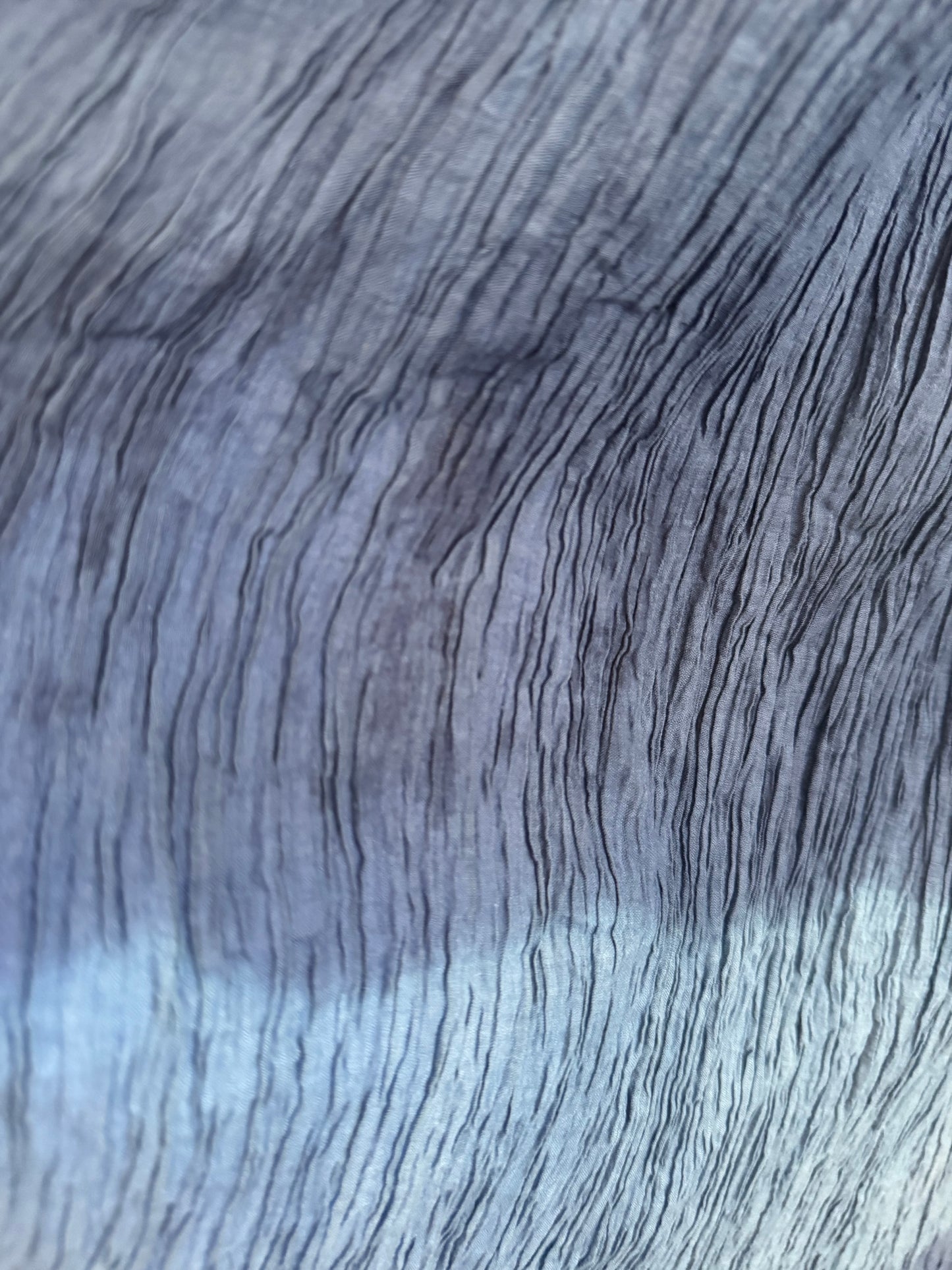 Reclaimed Dip Dyed Broom Skirt in Blue